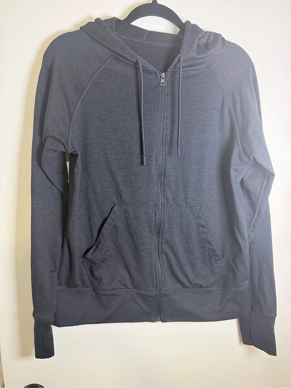 Zip Hoodie in Gray